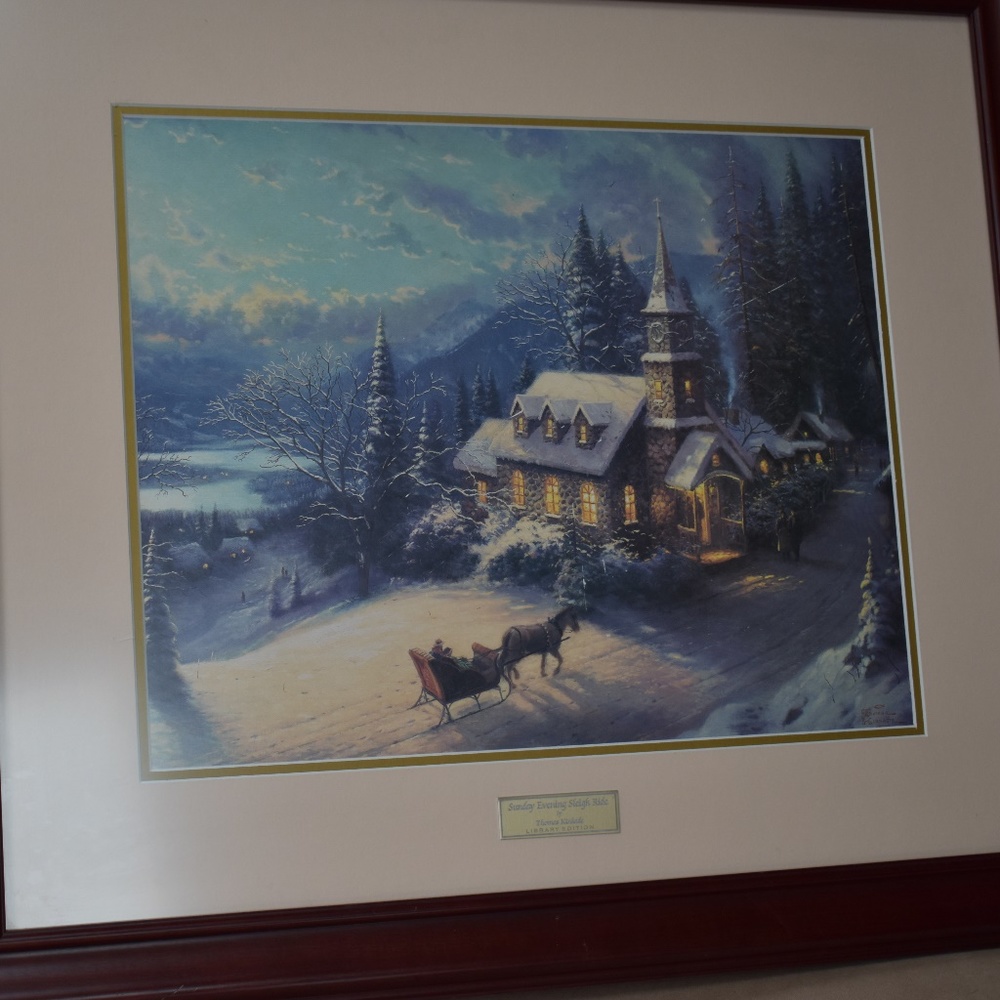 2) Thomas Kincaid LIbrary Edition